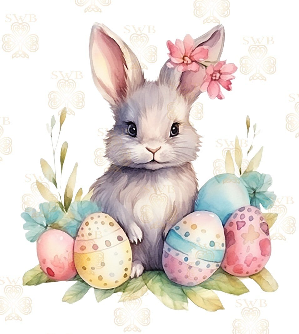 DTF or UVDTF Print - Bunny #12