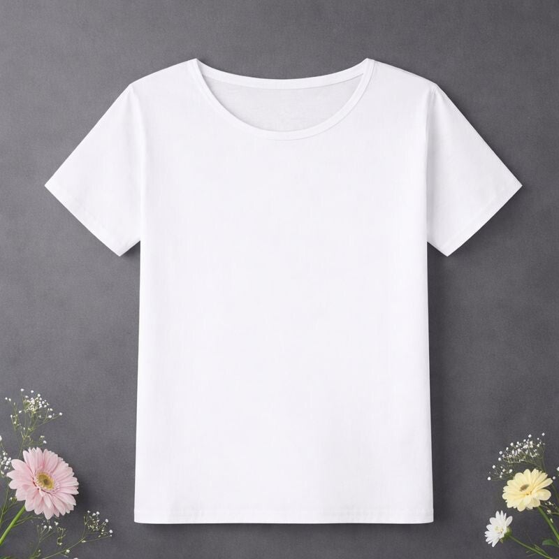 -Womens Sublimation Tshirt- White (old supplier)