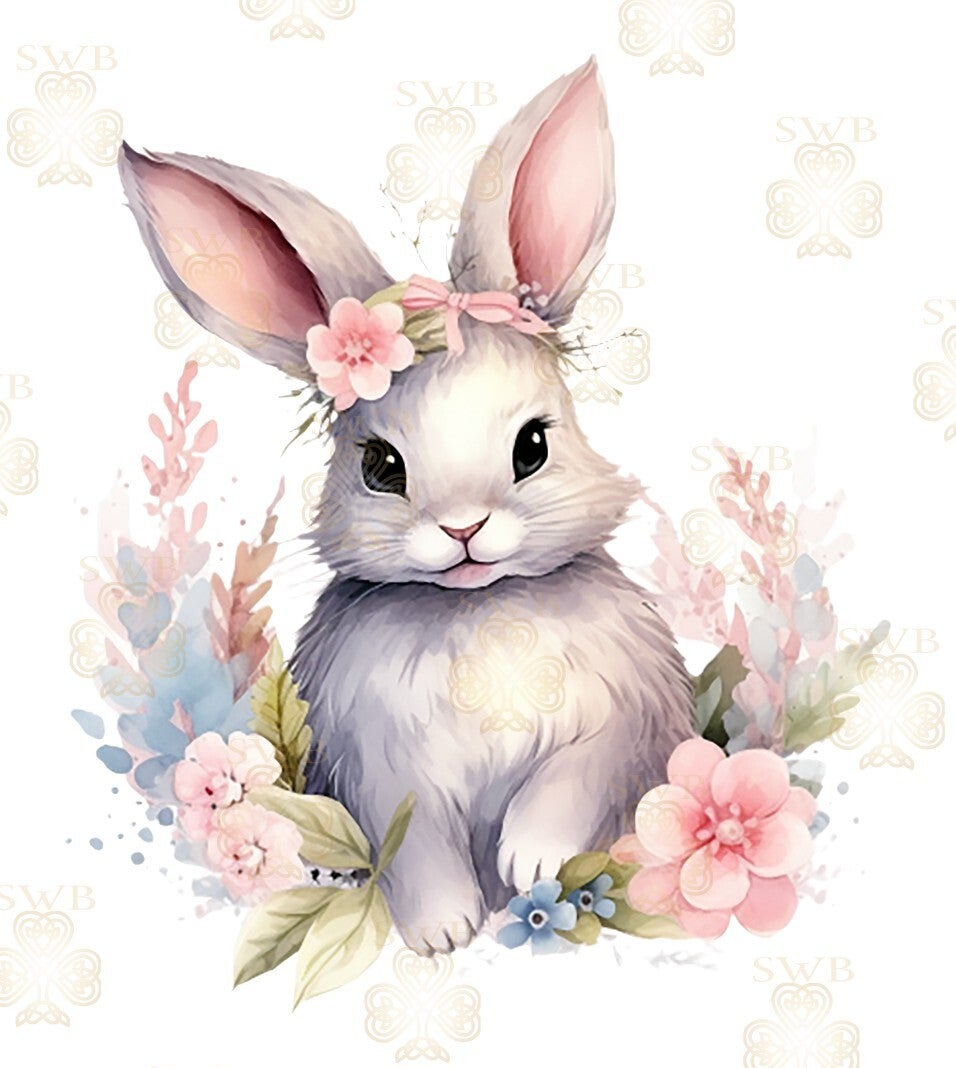 DTF or UVDTF Print - Bunny #7