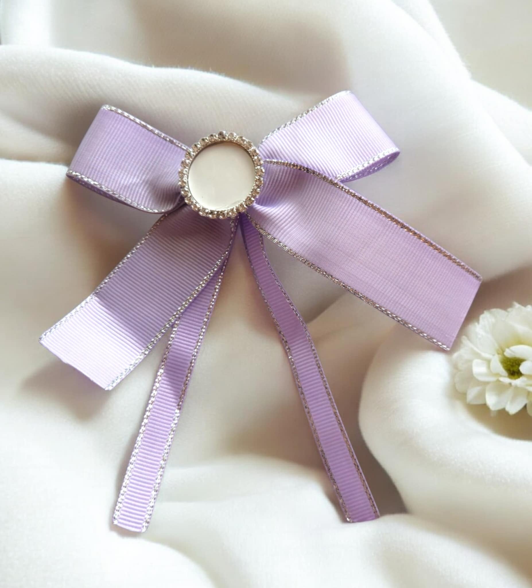 -Sublimation Hair Ribbon -Lilac