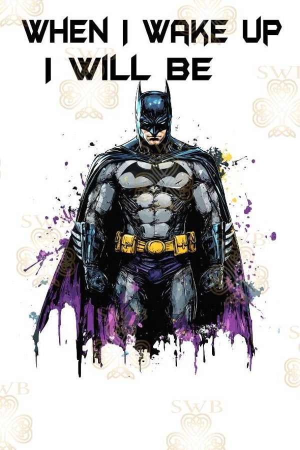 DTF or UVDTF Print -Batman #3
