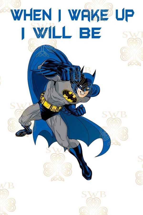 DTF or UVDTF Print -Batman #4