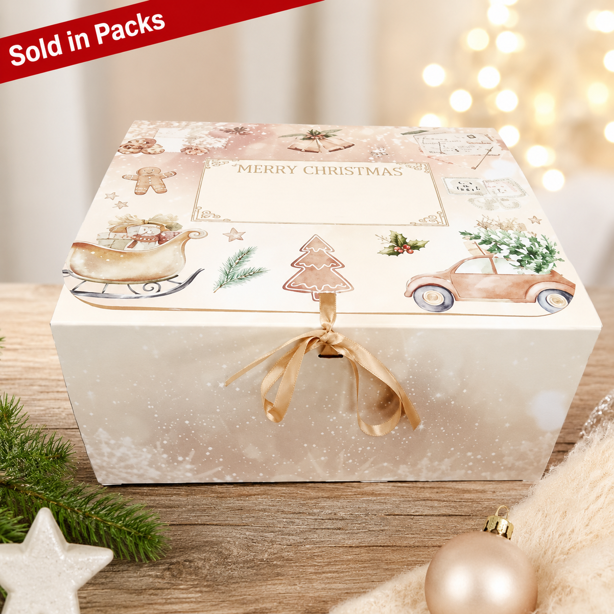 -Christmas Eve Christmas Box -Large 31x25x15cm