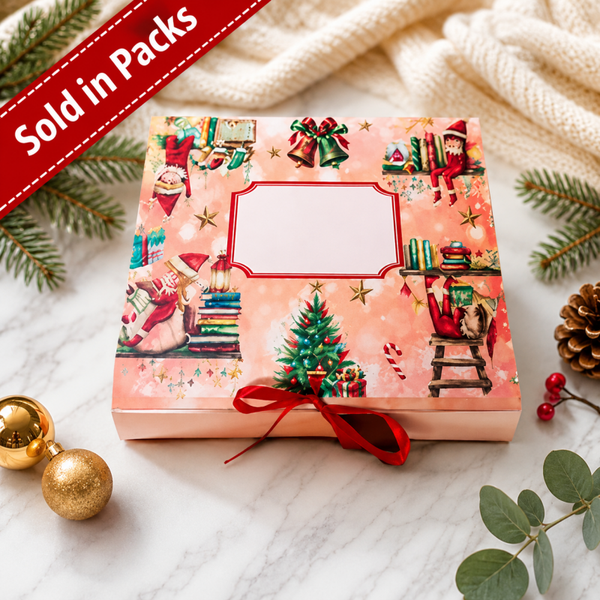 -Elf Christmas Box -Large 31x25x15cm