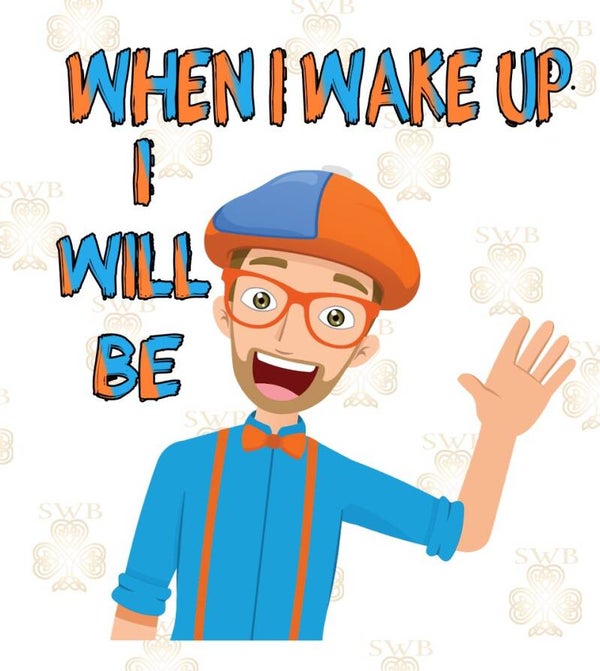 DTF or UVDTF Print -Blippi Pjs #1