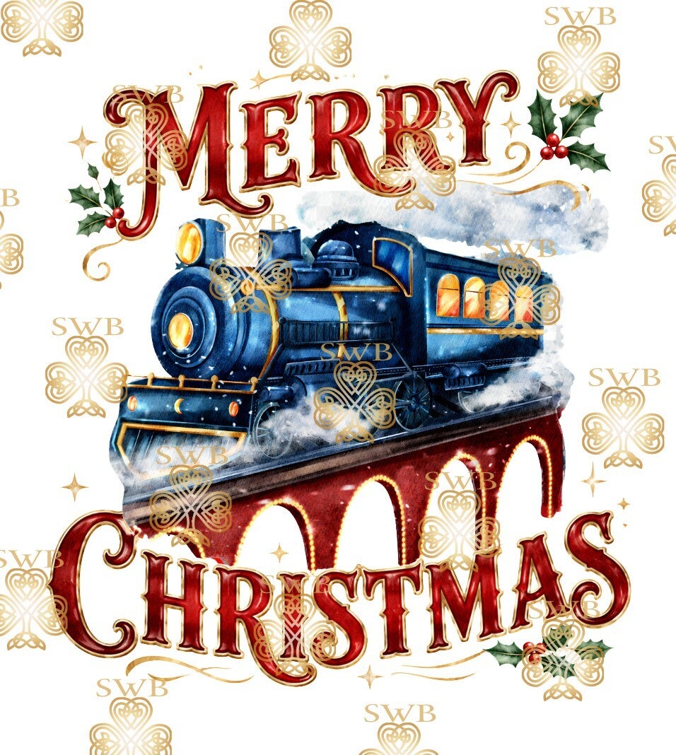 Digital Download Blue Christmas Express #25