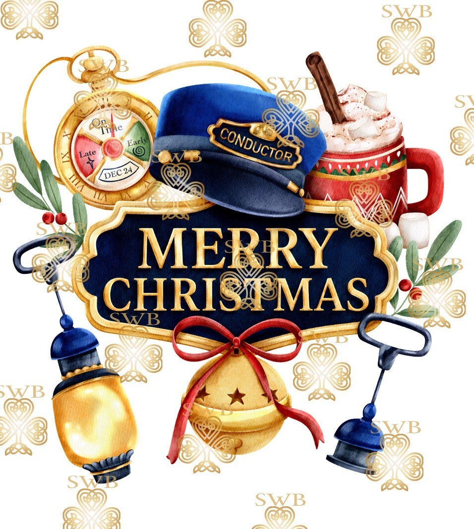 Digital Download Blue Christmas Express #26