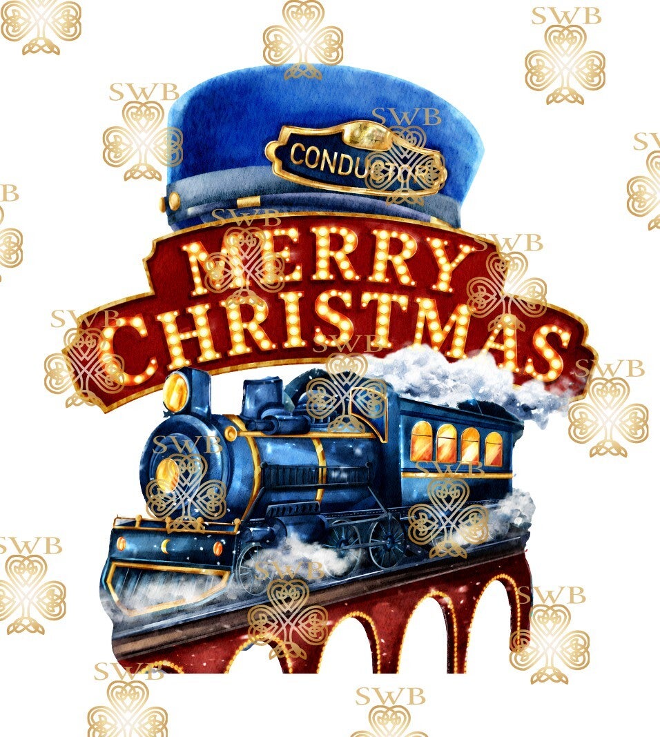 Digital Download Blue Christmas Express #28