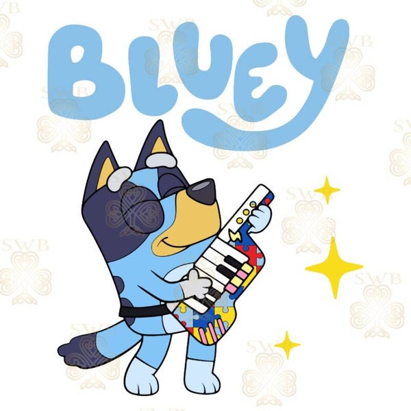 DTF or UVDTF Print -Bluey #1