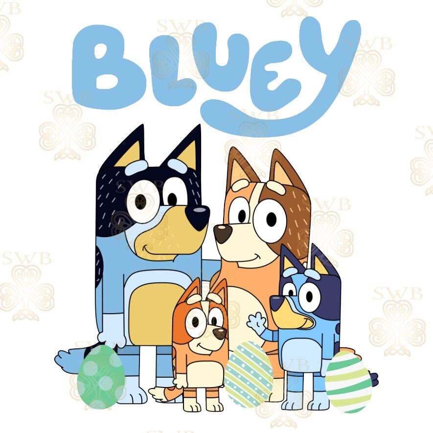 DTF or UVDTF Print -Bluey #4