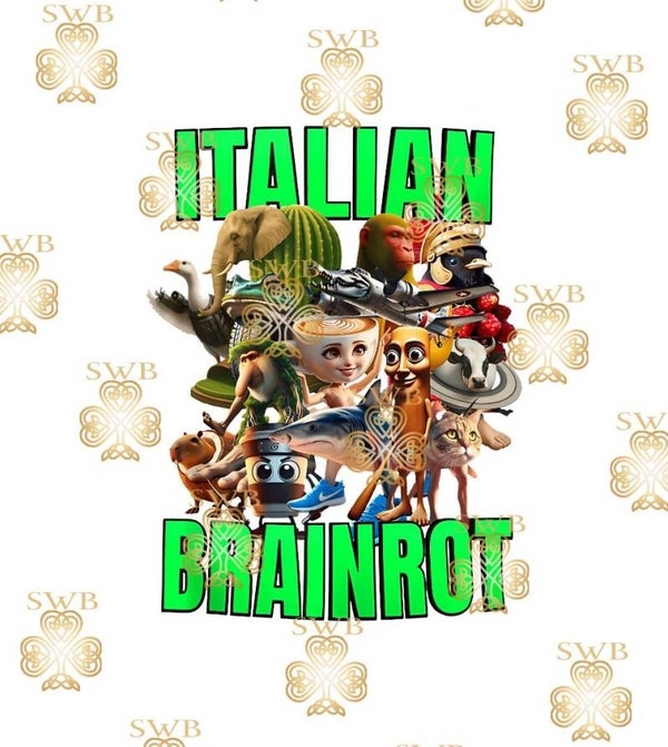 DTF or UVDTF Print -Italian Brainrot #2