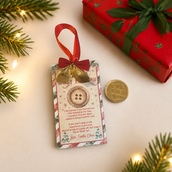 -Santa's Lost Button with Note