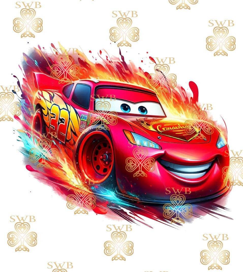 DTF or UVDTF Print -Cars #4