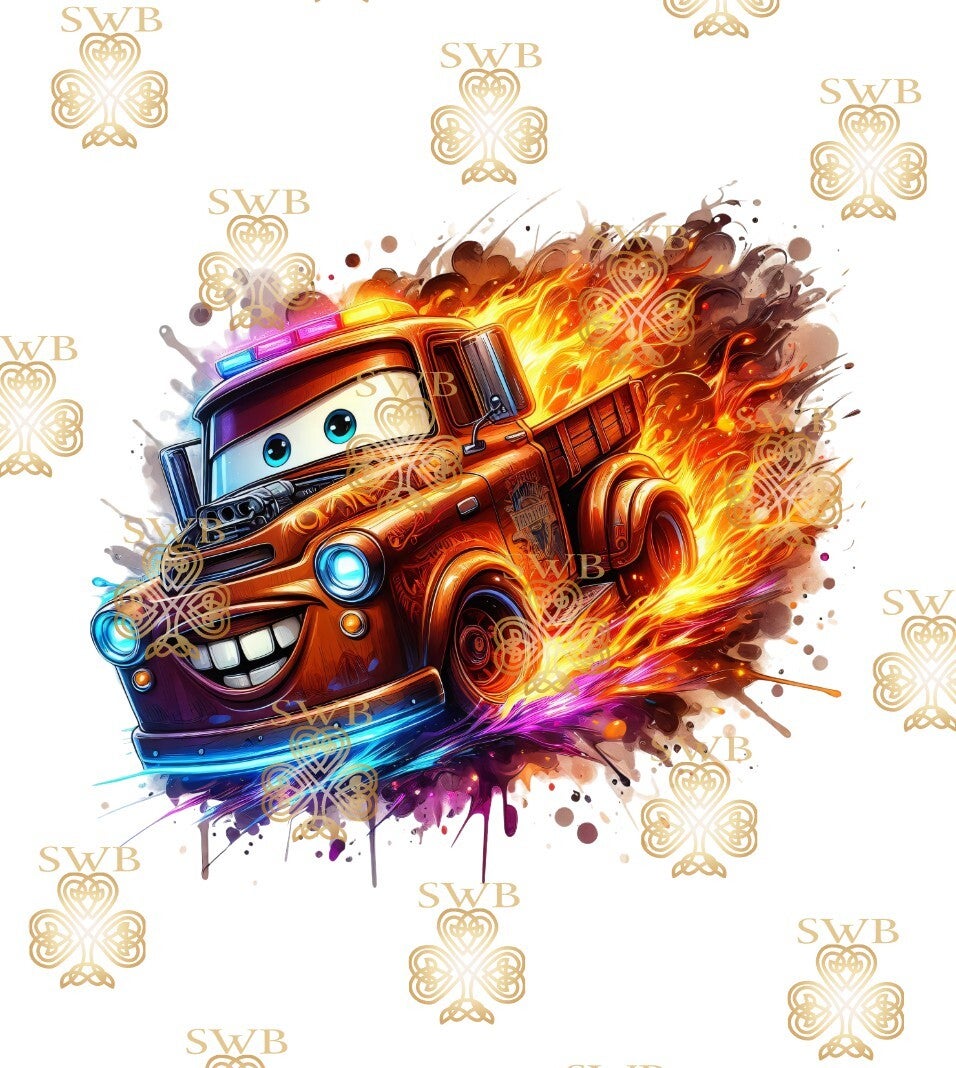 DTF or UVDTF Print -Cars #5