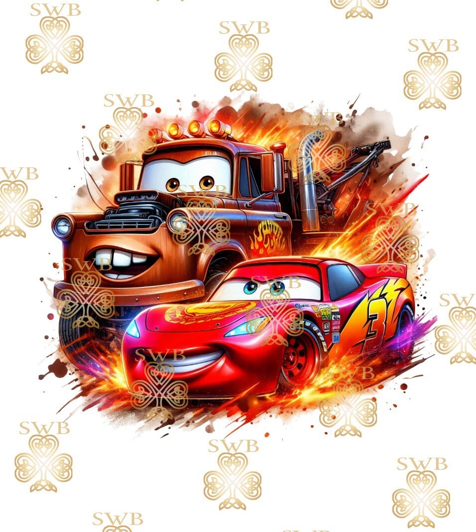 DTF or UVDTF Print -Cars #6