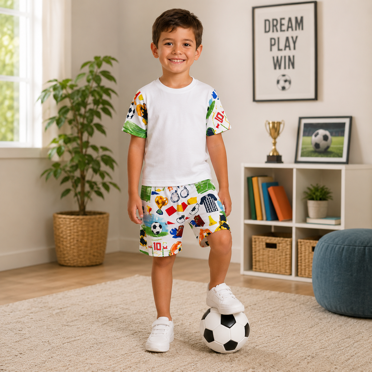 -Kids Football SHORTS Pyjamas