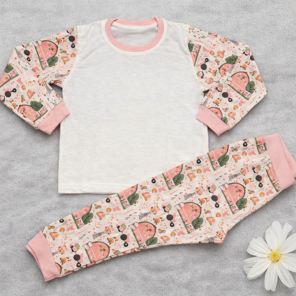 -Pink Farm Pyjamas- LONG