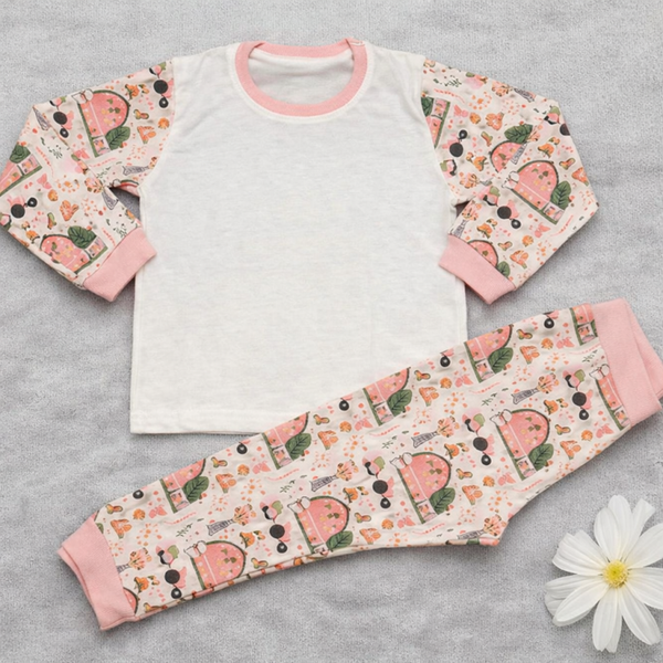 -Pink Farm Pyjamas- LONG