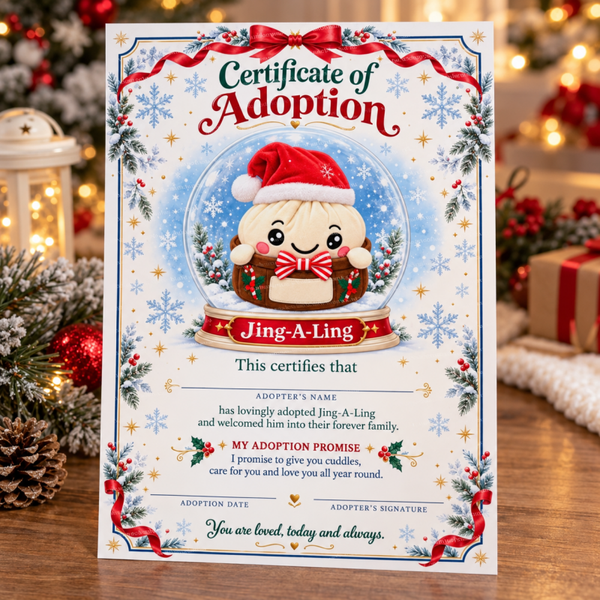 -Jing-A-Ling Adoption Certificate #2