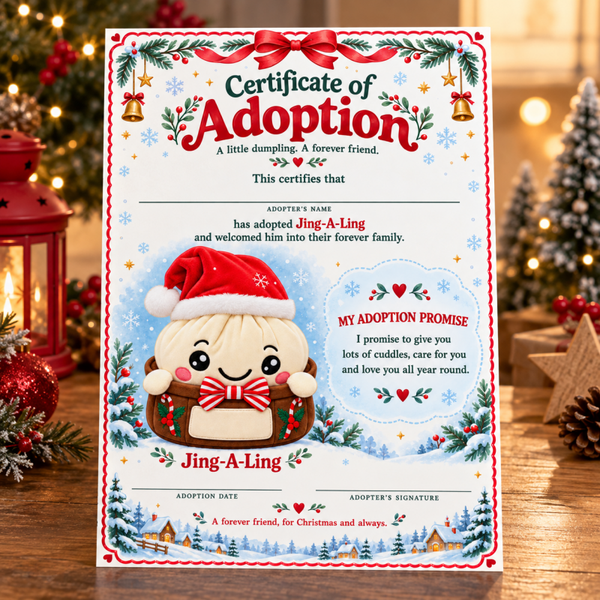 -Jing-A-Ling Adoption Certificate #5