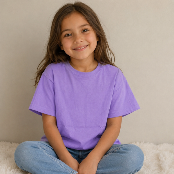 -Kids COTTON Tshirt-Lilac