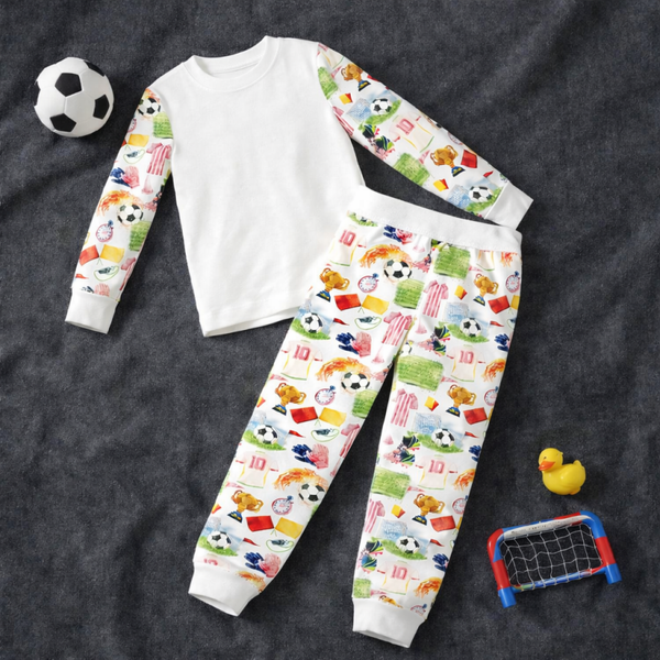 -Kids Football Pyjamas- Pink