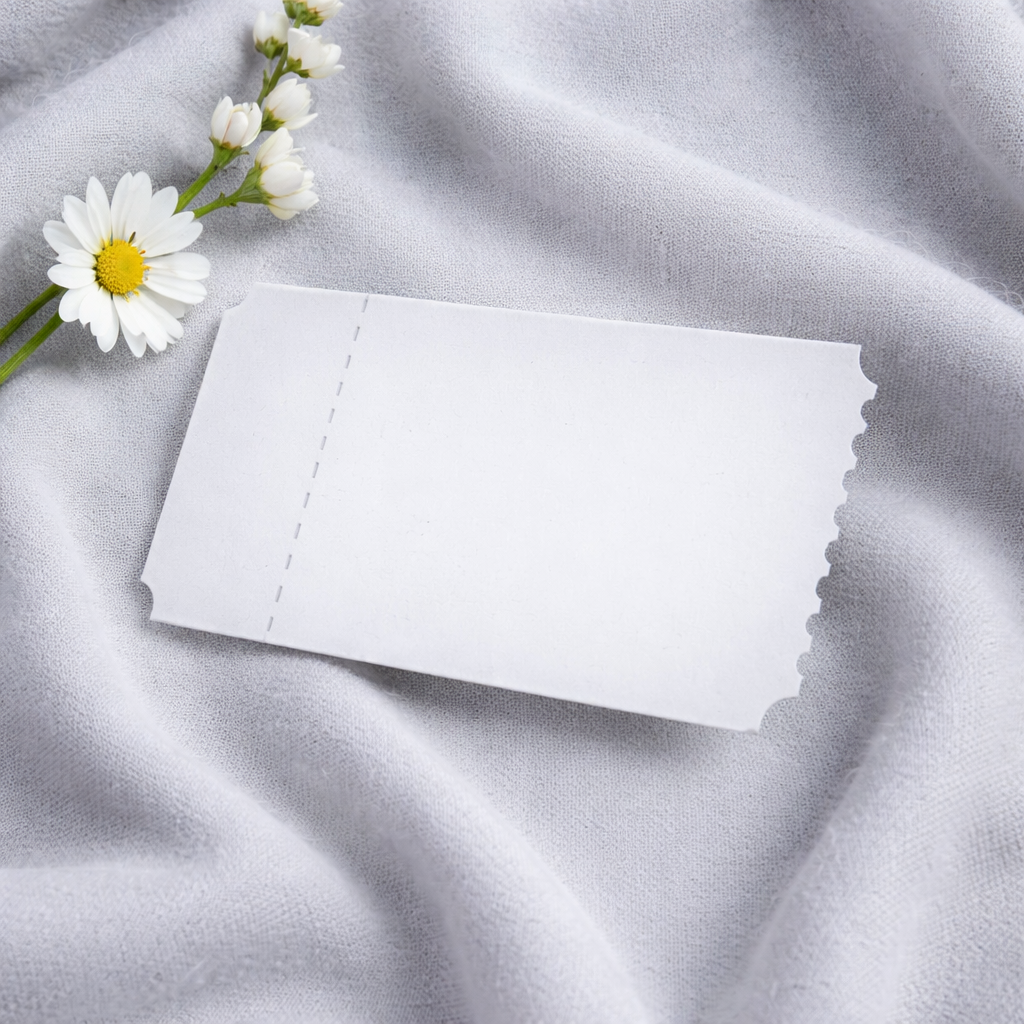 -Acrylic Sublimation Coated Ticket