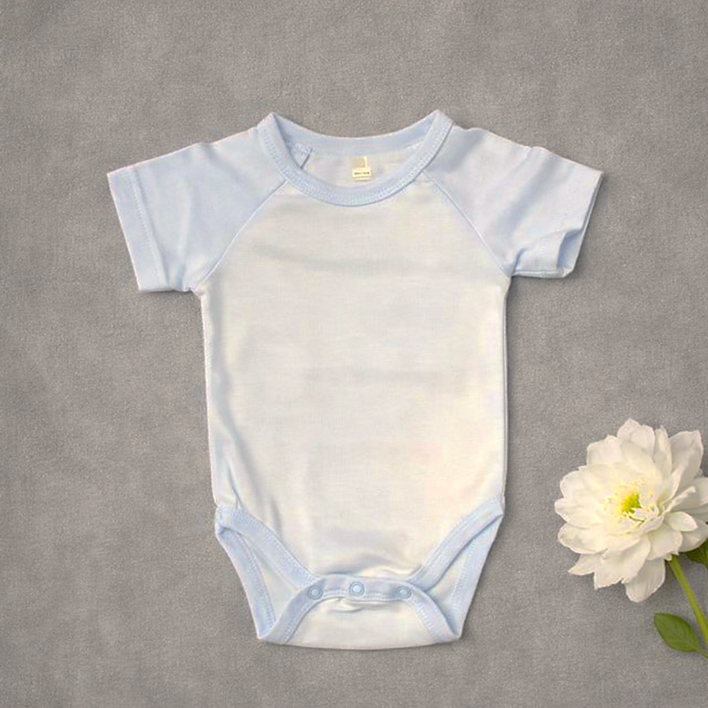 -Sublimation Baby Vest - Blue