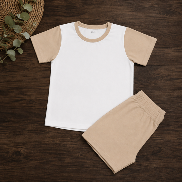 -Kids Beige SHORTS Pyjamas