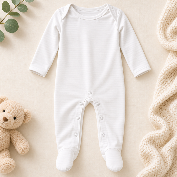 -Sublimation Romper -White