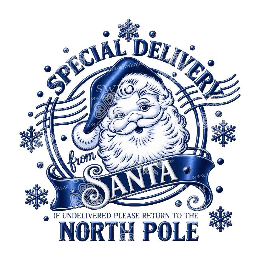 DTF or UVDTF Print -  Christmas Special Delivery #14
