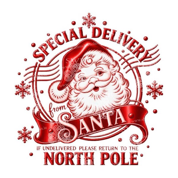 DTF or UVDTF Print -  Christmas Special Delivery #15