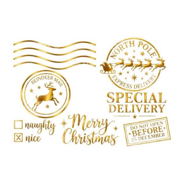 DTF or UVDTF Print -  Christmas Special Delivery #20