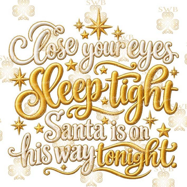 DTF or UVDTF Print -  Christmas Decal #10