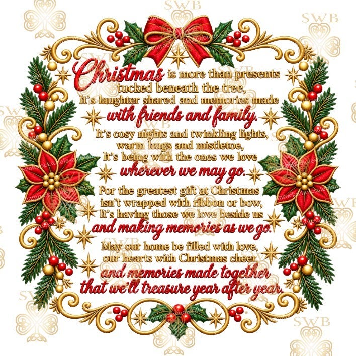 Digital Download Christmas Decal #16