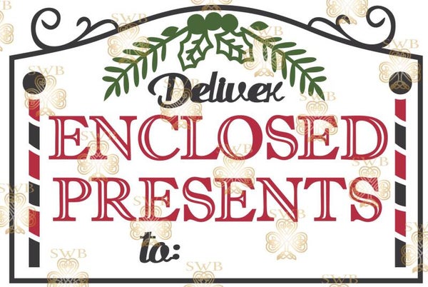 DTF or UVDTF Print - Christmas Eve Box #3