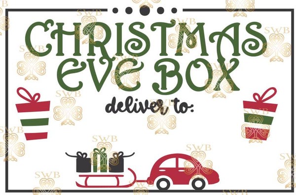 DTF or UVDTF Print - Christmas Eve Box #6