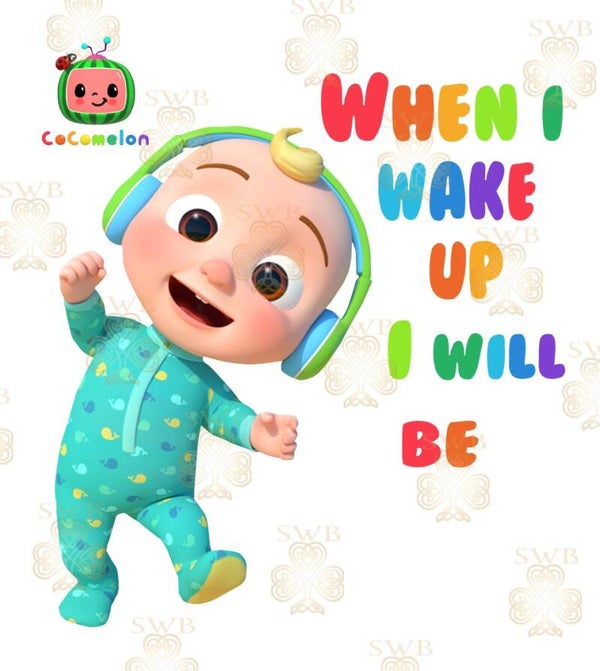 DTF or UVDTF Print -Cocomelon Pjs #1