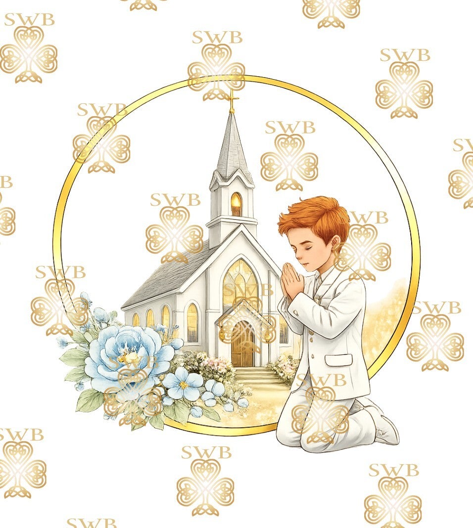 DTF or UVDTF Print -Communion & Confirmation #110