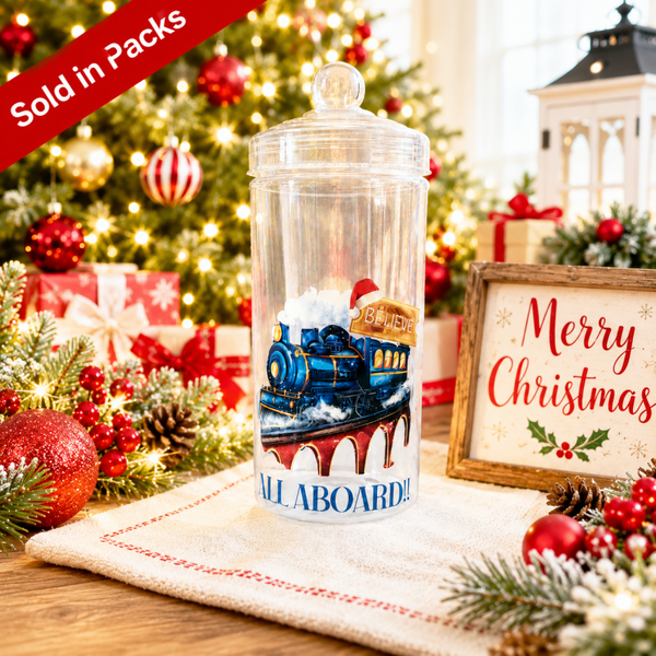 -Blue Christmas Express Sweet Tub -5 Pack