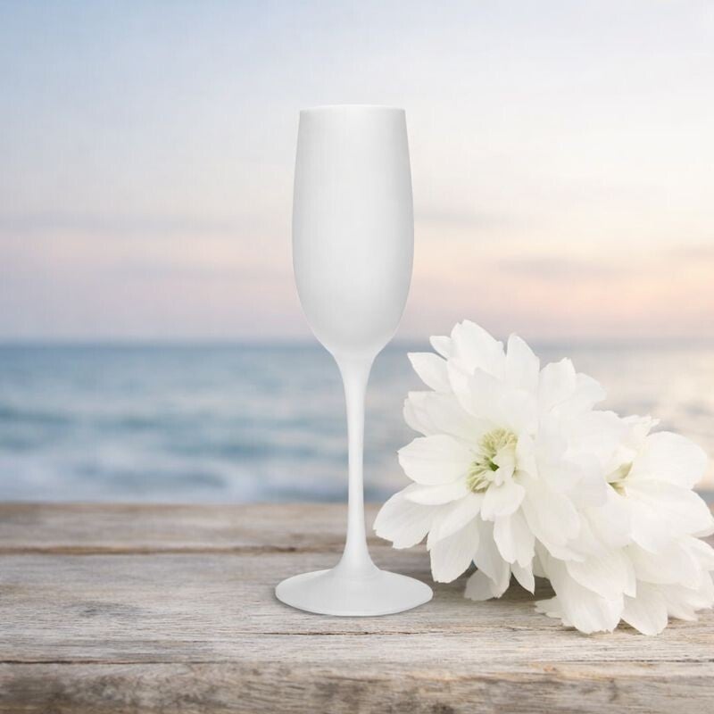 -Sublimation Champagne Flute - Frosted