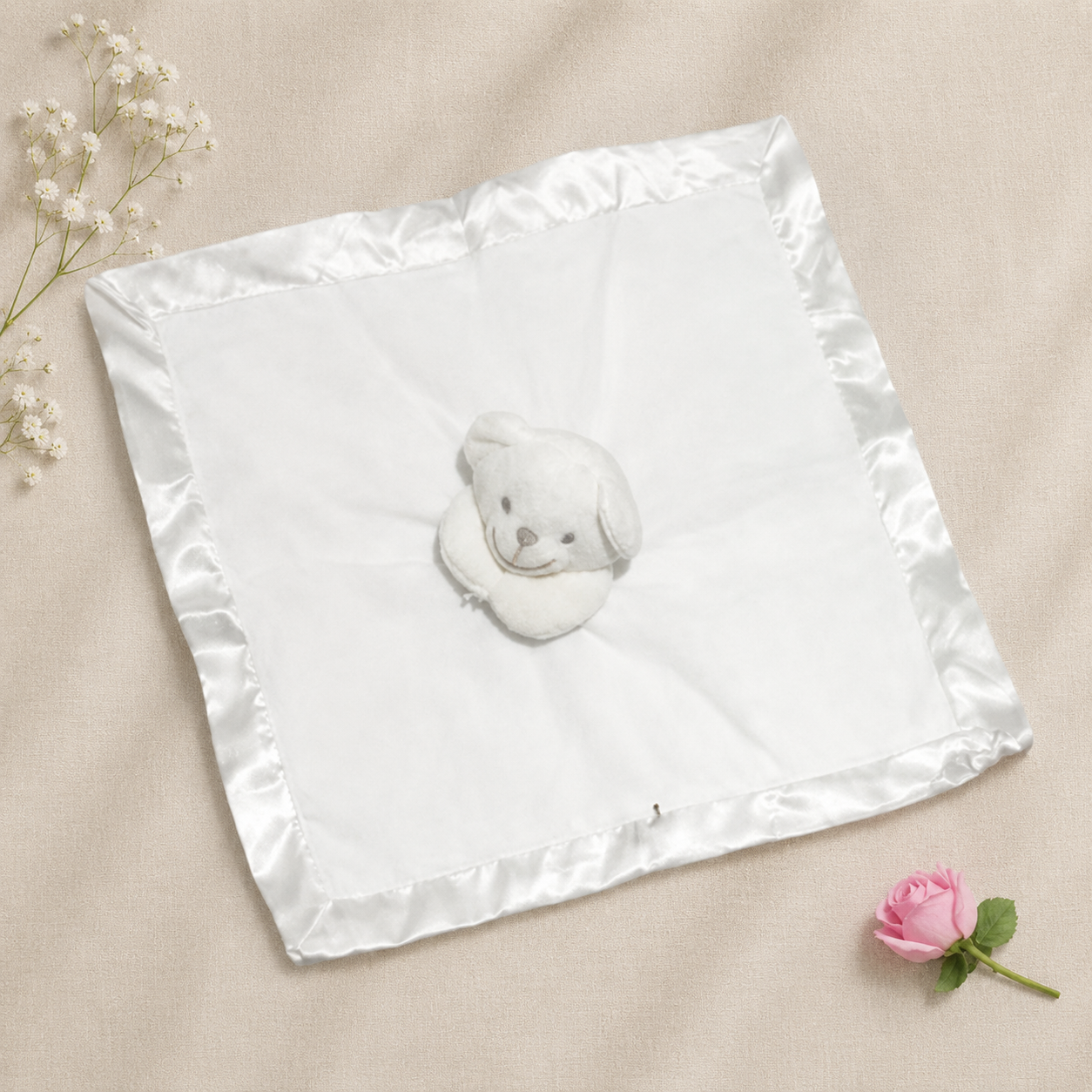 -Baby Comforter- White
