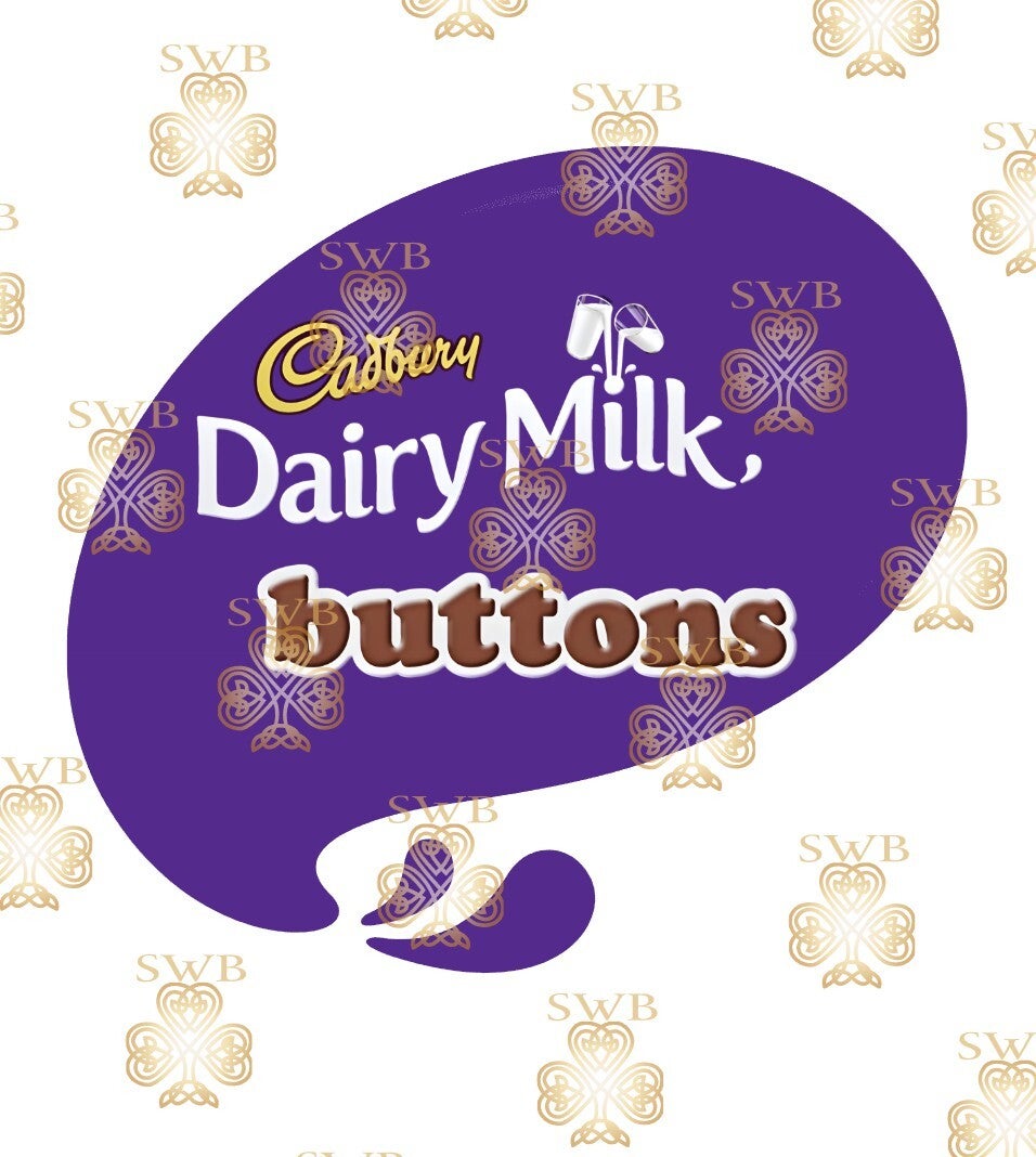 DTF or UVDTF Print -DairyMilk Buttons #1