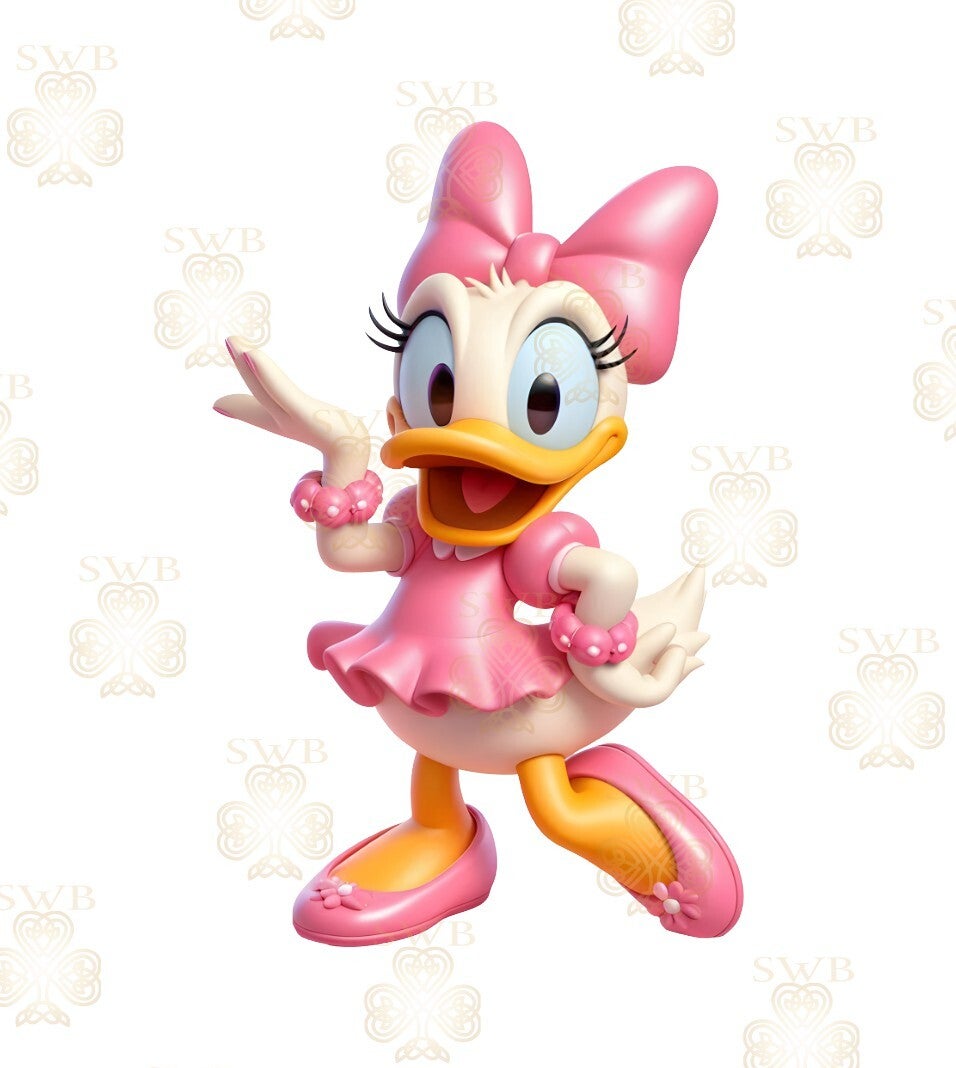 DTF or UVDTF Print - Daisy Duck #1