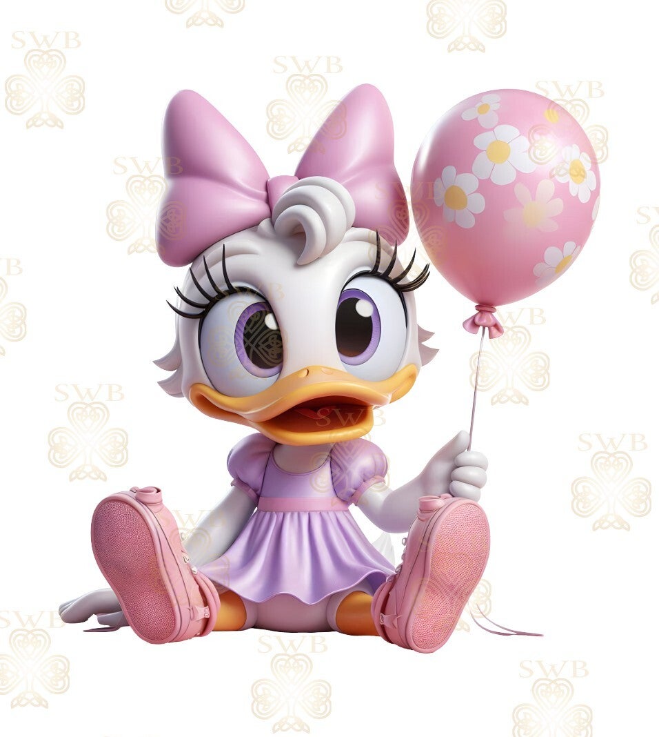 DTF or UVDTF Print - Daisy Duck #2