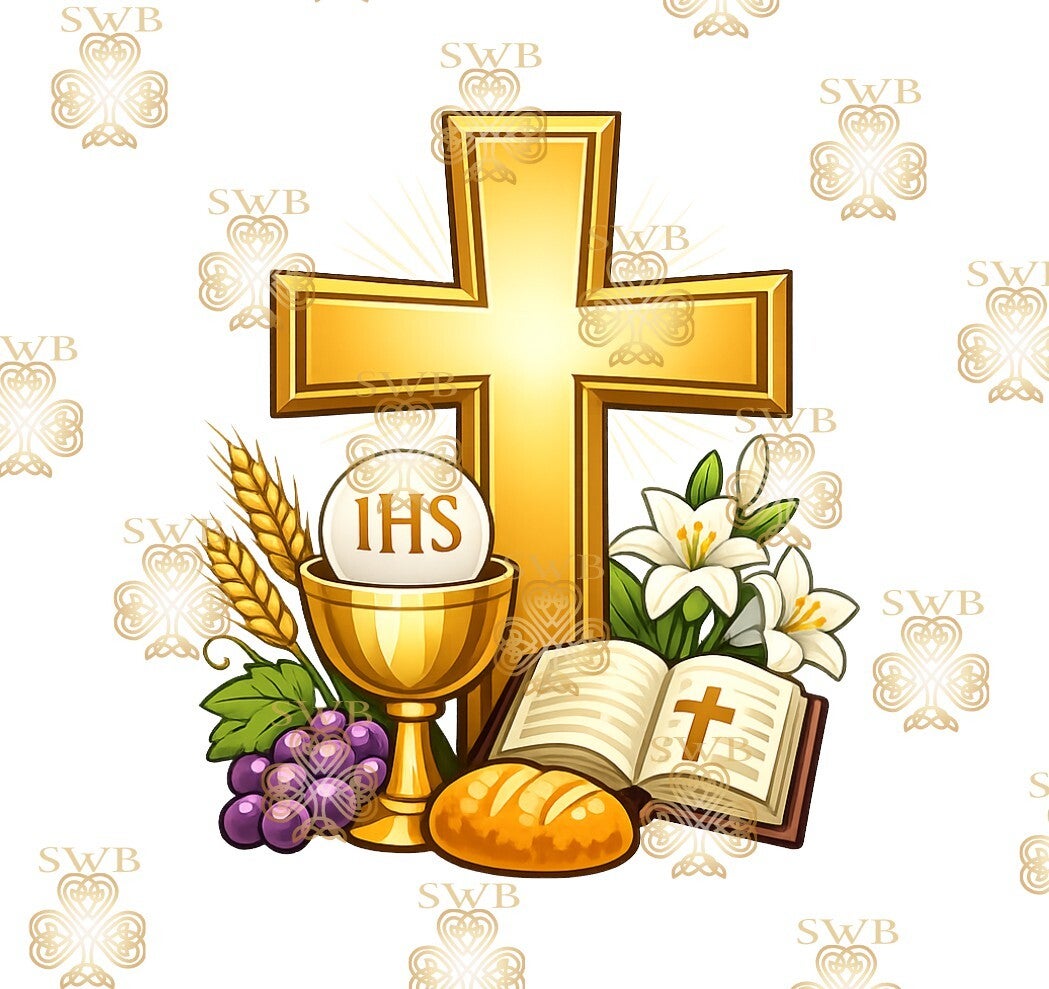 DTF or UVDTF Print -Communion & Confirmation #120