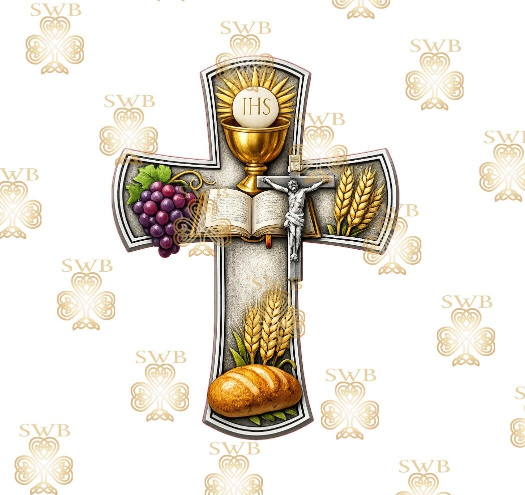 DTF or UVDTF Print -Communion & Confirmation #121