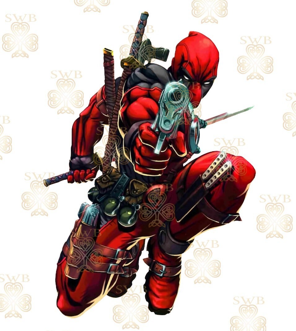 DTF or UVDTF Print - Deadpool #1