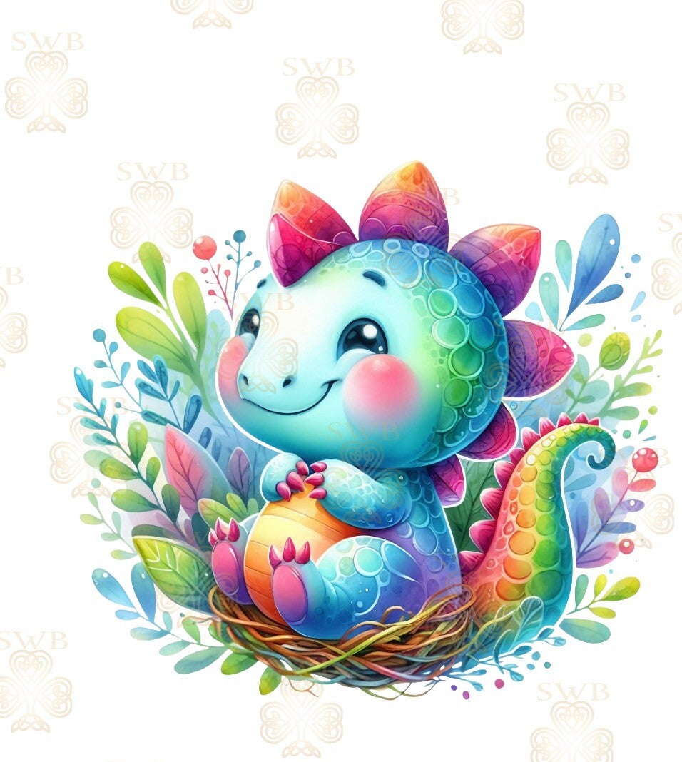 DTF or UVDTF Print -Dino #10