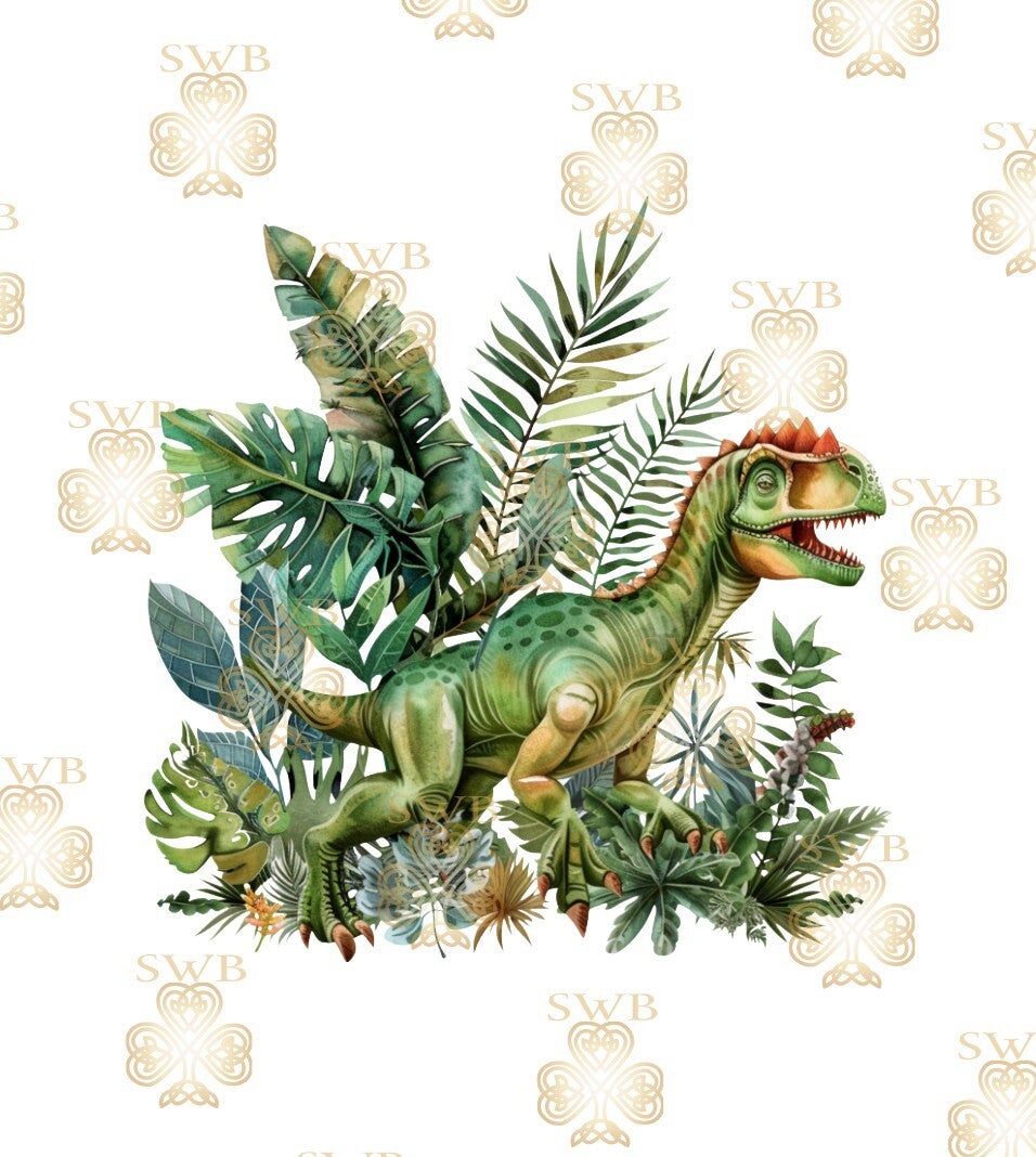 DTF, UVDTF or Sublimation Print -Dinosaur #1